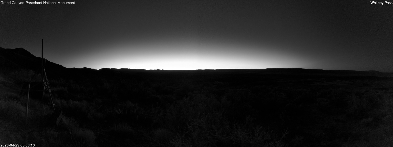 time-lapse frame, Whitney Pass webcam