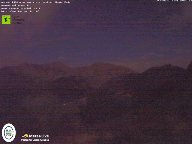 time-lapse frame, Lago Maggiore Zipline webcam