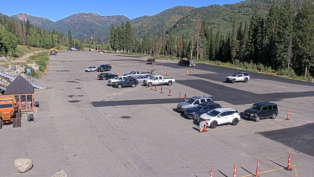 view from Solitude Moonbeam Parking Lot on 2026-09-04