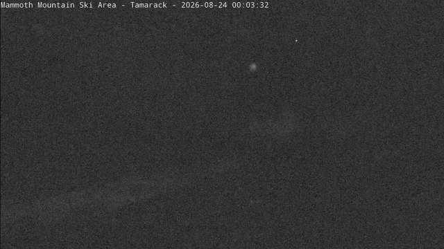 time-lapse frame, Mammoth Tamarack Lodge webcam
