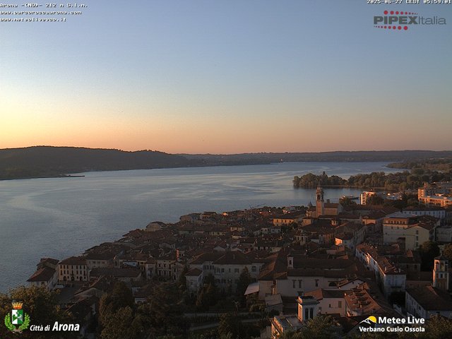 time-lapse frame, Arona webcam