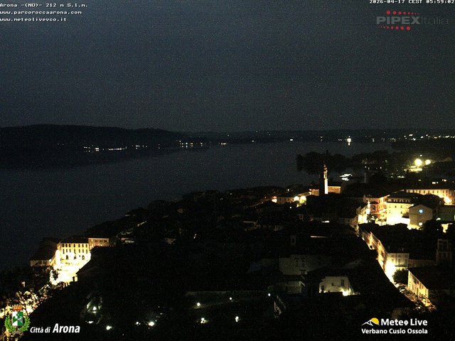 time-lapse frame, Arona webcam