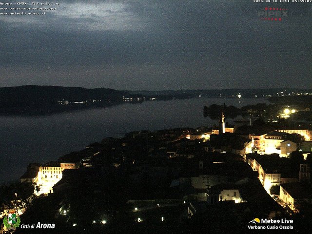 time-lapse frame, Arona webcam