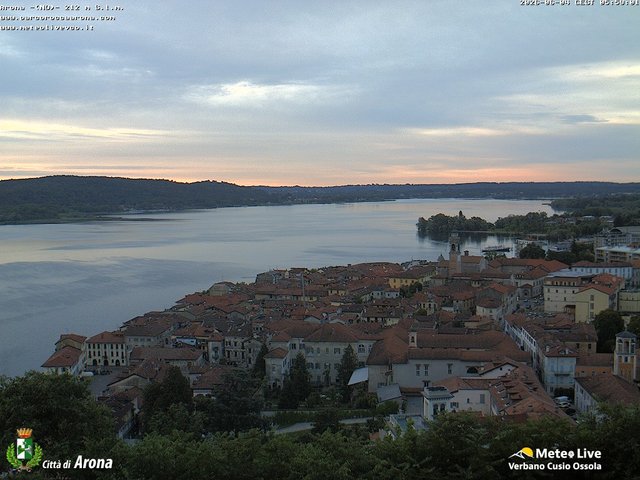 time-lapse frame, Arona webcam