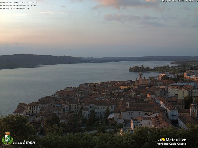 time-lapse frame, Arona webcam