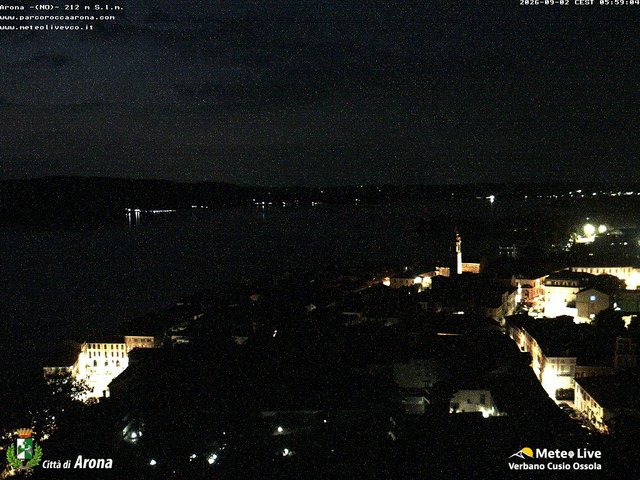 time-lapse frame, Arona webcam