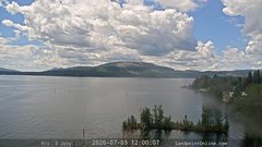 view from Sandpoint Online - Lake Pend Oreille on 2026-07-03