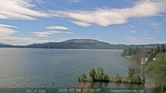 view from Sandpoint Online - Lake Pend Oreille on 2026-07-04