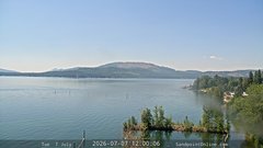 view from Sandpoint Online - Lake Pend Oreille on 2026-07-07