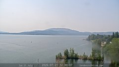 view from Sandpoint Online - Lake Pend Oreille on 2026-07-21