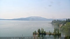 view from Sandpoint Online - Lake Pend Oreille on 2026-07-28