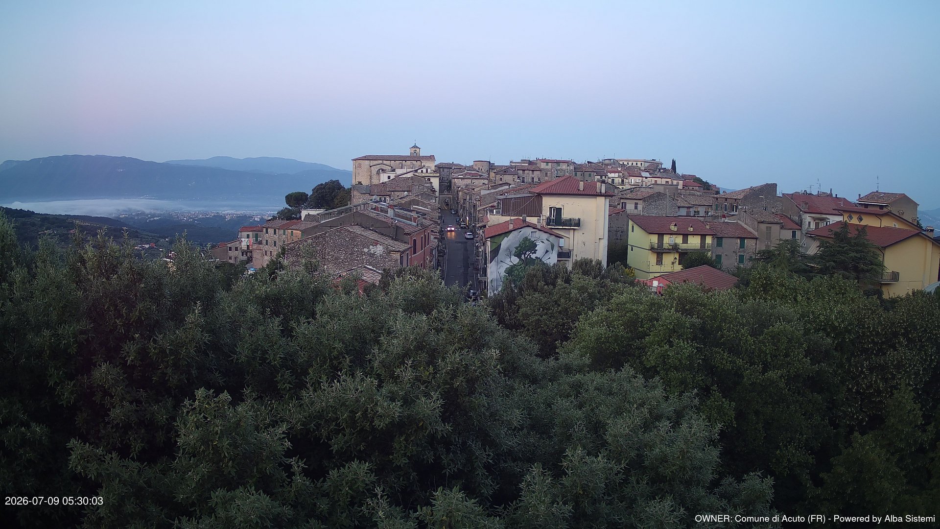 time-lapse frame, ACUTO webcam