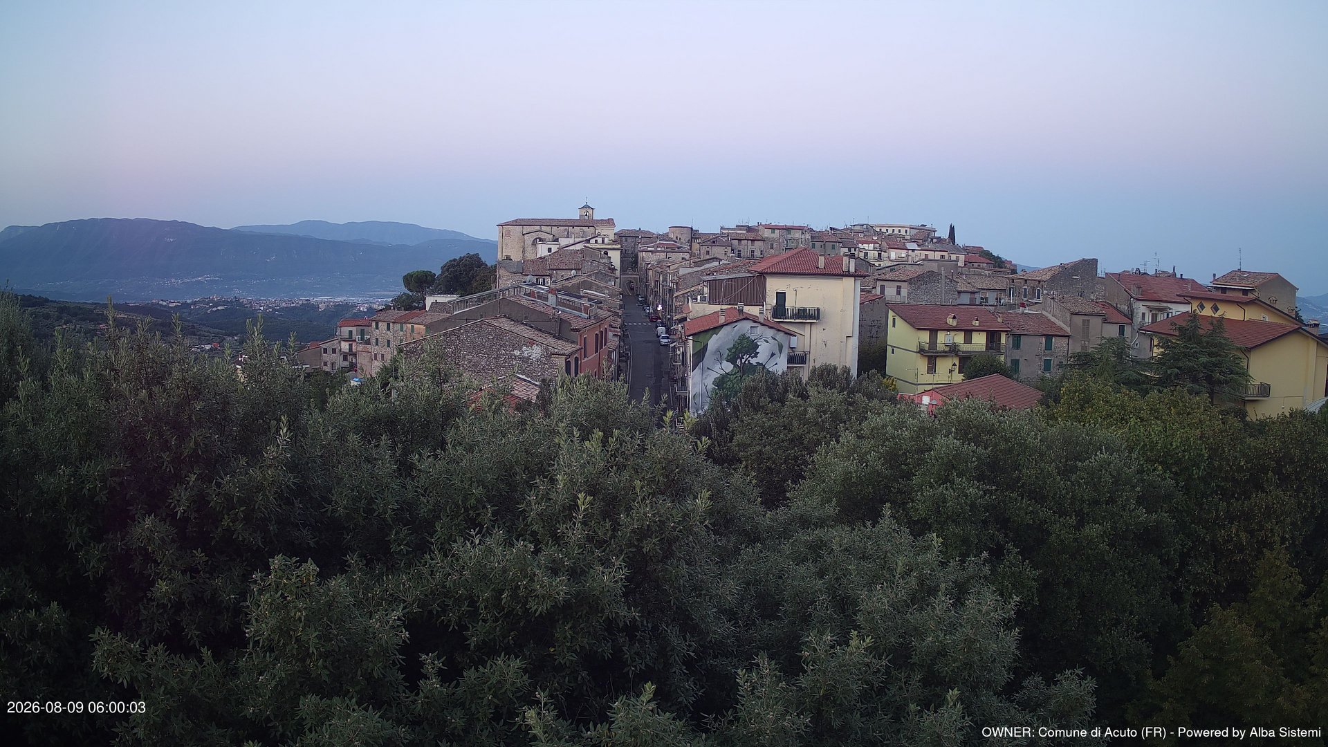 time-lapse frame, ACUTO webcam