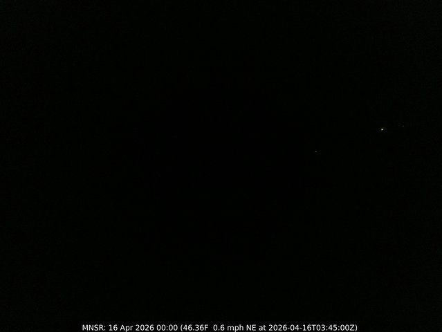 time-lapse frame, MtNorris webcam