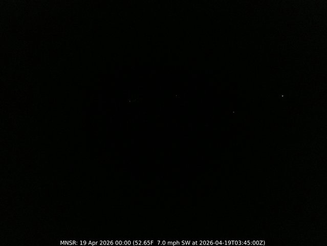 time-lapse frame, MtNorris webcam