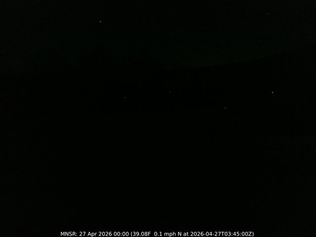 time-lapse frame, MtNorris webcam