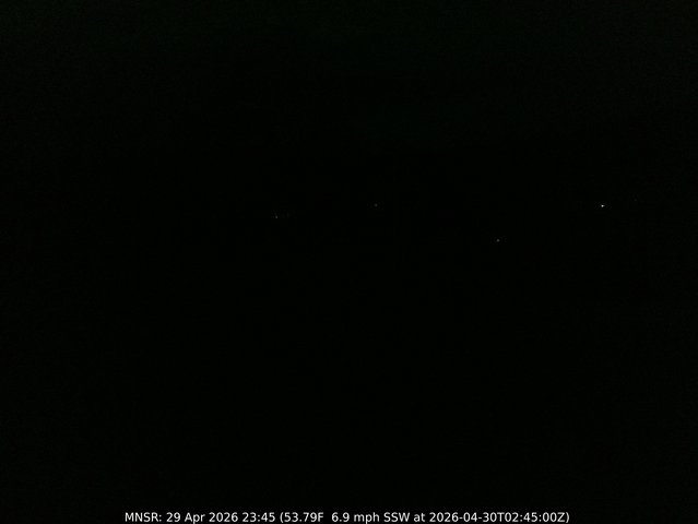 time-lapse frame, MtNorris webcam