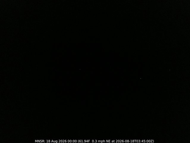time-lapse frame, MtNorris webcam