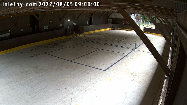 time-lapse frame, Inlet Fern Park Rink webcam