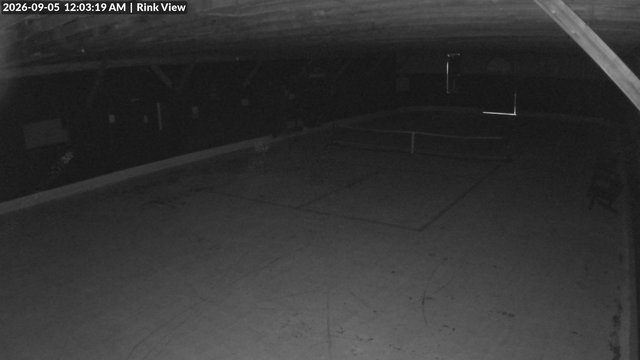 time-lapse frame, Inlet Fern Park Rink webcam