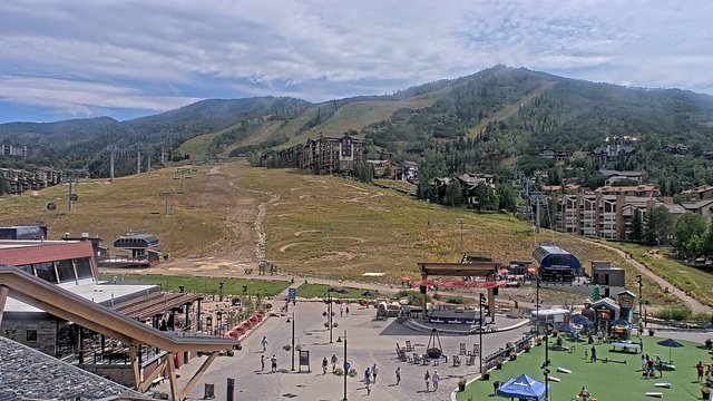 view from Steamboat Gondola Square Clock Tower on 2026-08-22