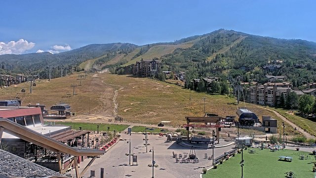 view from Steamboat Gondola Square Clock Tower on 2026-08-26