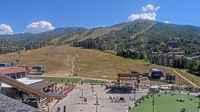 view from Steamboat Gondola Square Clock Tower on 2026-08-27