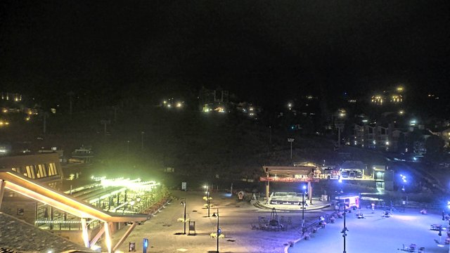 time-lapse frame, Steamboat Gondola Square Clock Tower webcam
