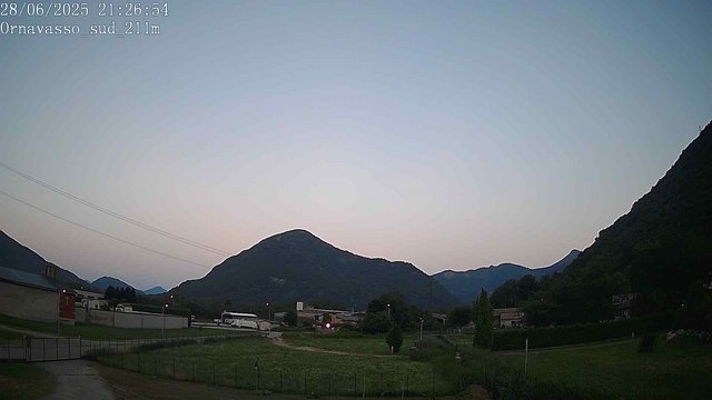 time-lapse frame, Ornavasso sud webcam