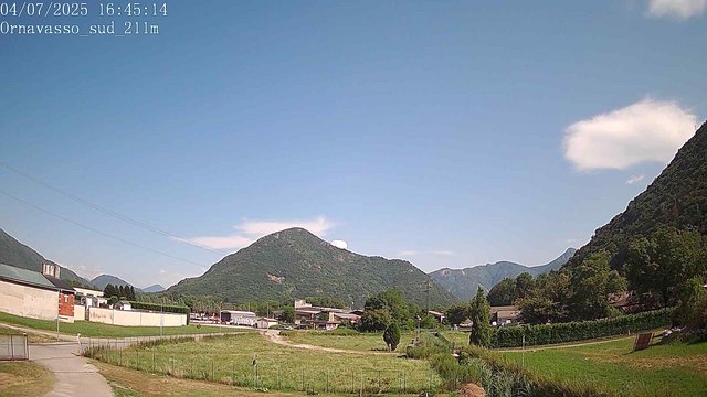 time-lapse frame, Ornavasso sud webcam
