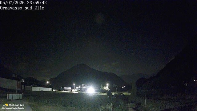 time-lapse frame, Ornavasso sud webcam