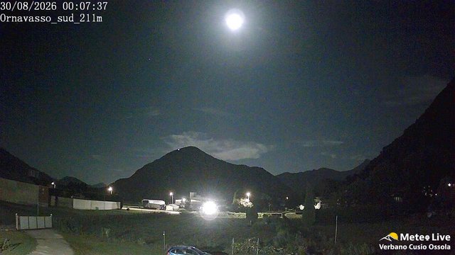 time-lapse frame, Ornavasso sud webcam