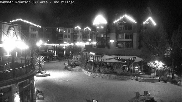 time-lapse frame, Mammoth Village webcam