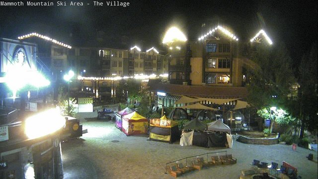 time-lapse frame, Mammoth Village webcam