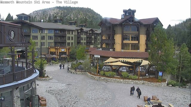 view from Mammoth Village on 2026-08-28