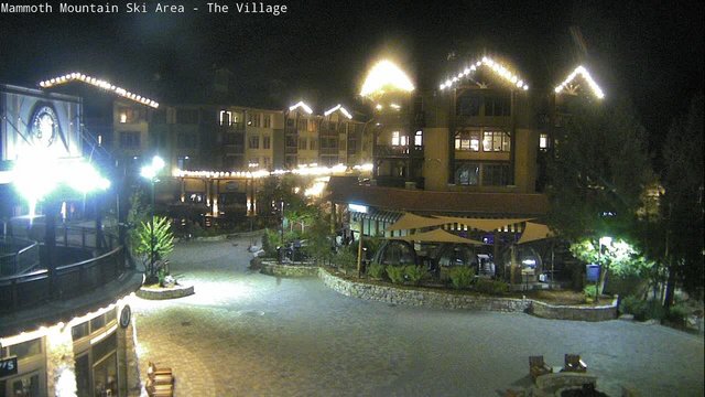time-lapse frame, Mammoth Village webcam