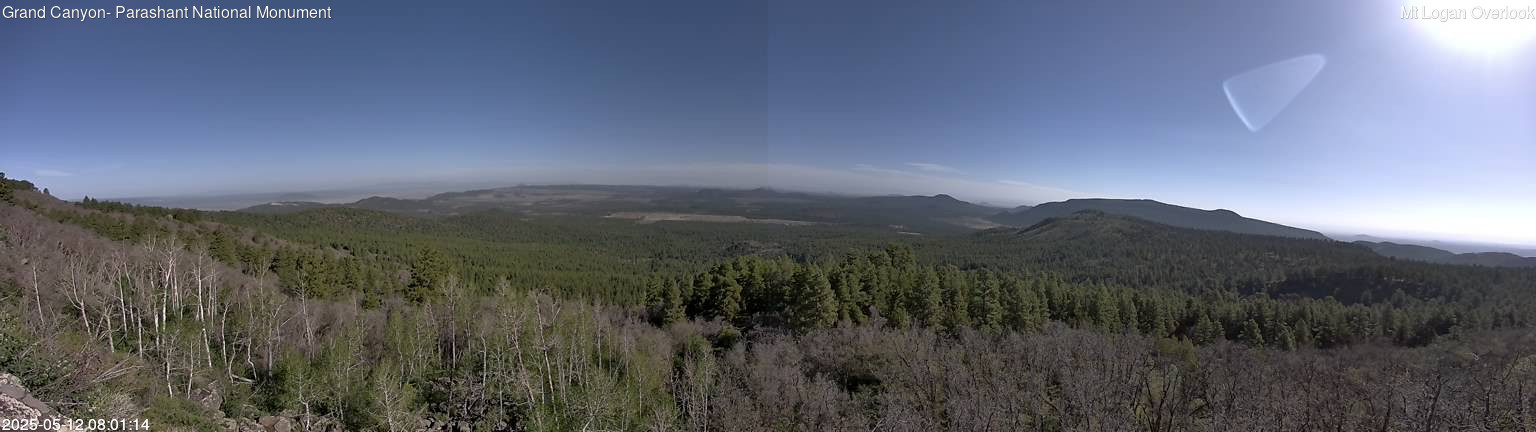 time-lapse frame, Mt Logan webcam