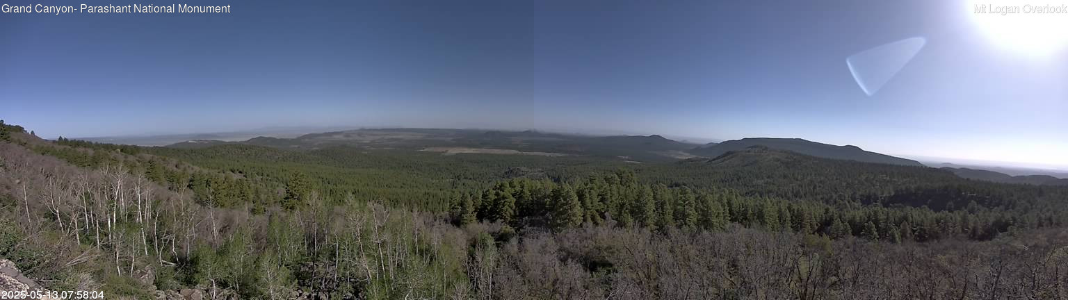 time-lapse frame, Mt Logan webcam