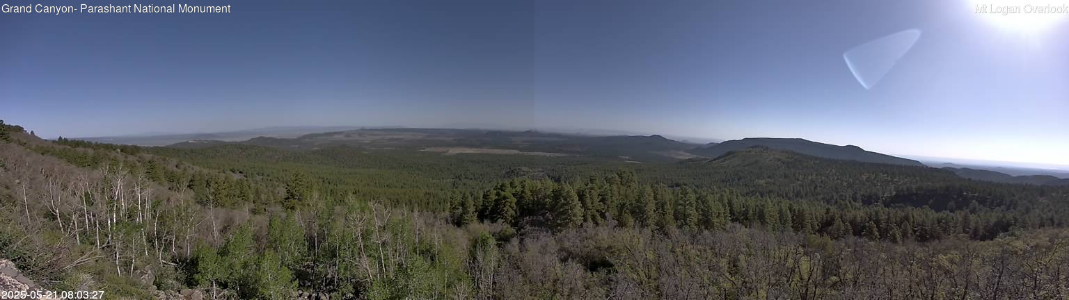 time-lapse frame, Mt Logan webcam