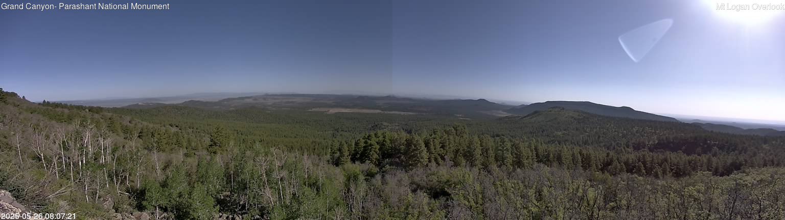 time-lapse frame, Mt Logan webcam