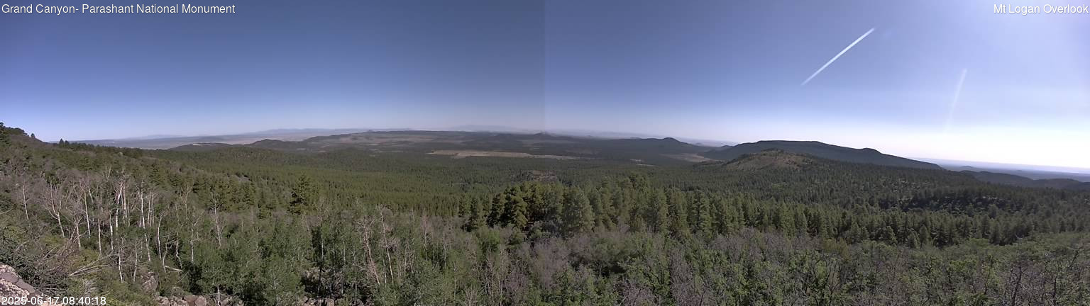 time-lapse frame, Mt Logan webcam