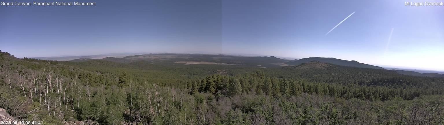 time-lapse frame, Mt Logan webcam