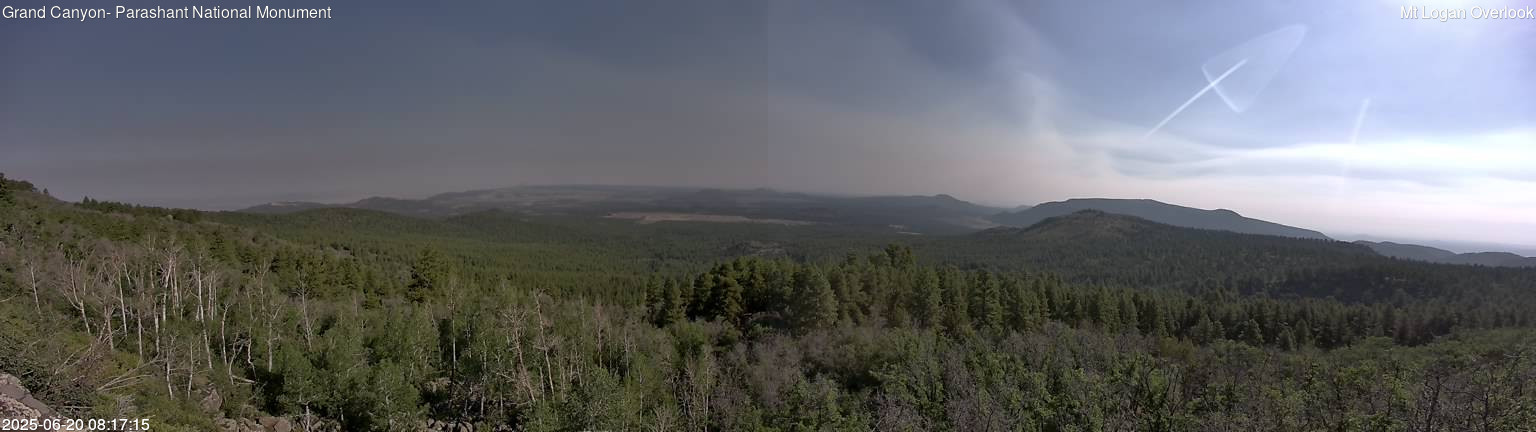time-lapse frame, Mt Logan webcam
