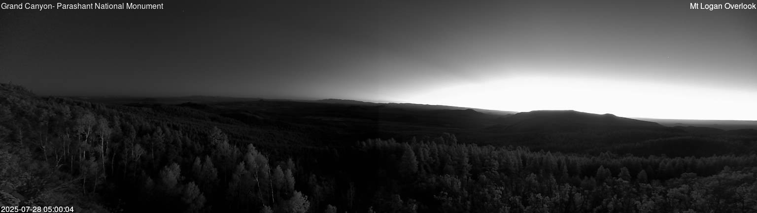 time-lapse frame, Mt Logan webcam