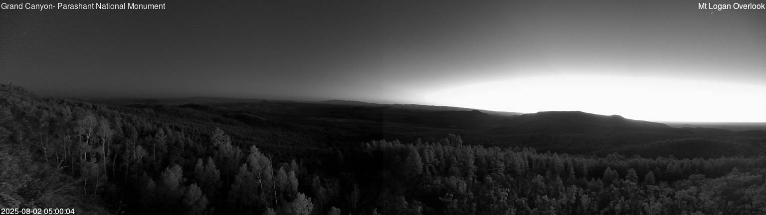 time-lapse frame, Mt Logan webcam
