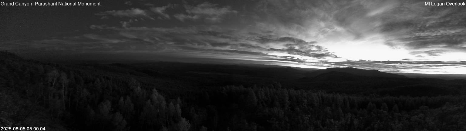time-lapse frame, Mt Logan webcam