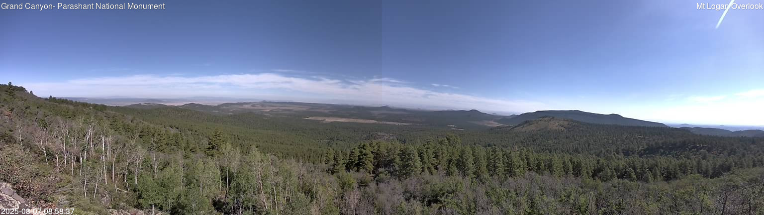 time-lapse frame, Mt Logan webcam