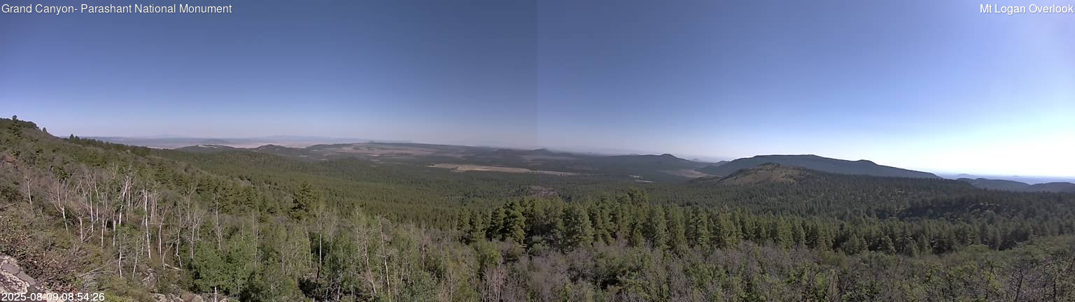 time-lapse frame, Mt Logan webcam