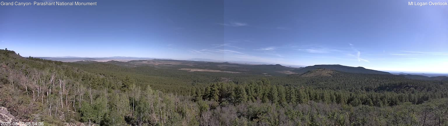 time-lapse frame, Mt Logan webcam