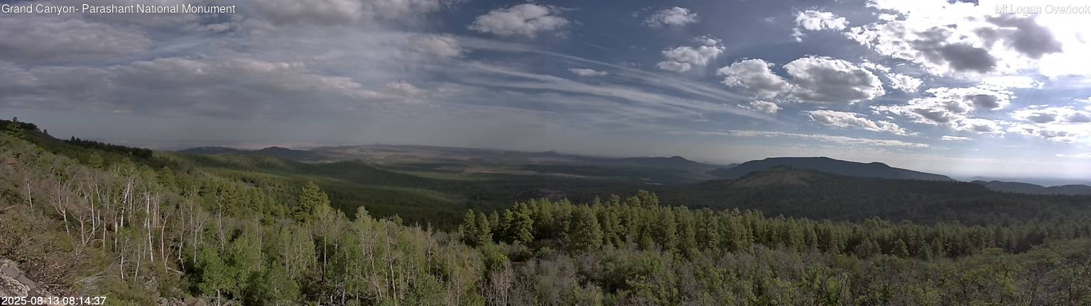 time-lapse frame, Mt Logan webcam